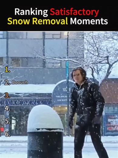 Ranking the Most Satisfying Snow Removal Moments