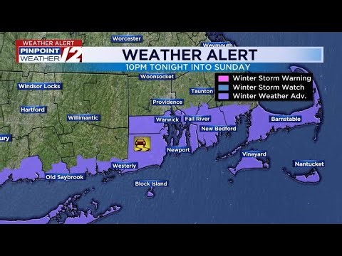 WPRI 12 Weather Alert 12/13/25: Accumulating Snow Arrives Tonight