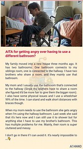 37K views · 12 reactions | AITA for getting angry over having to use ☘ a  different bathroom? | AITA Fix | Facebook