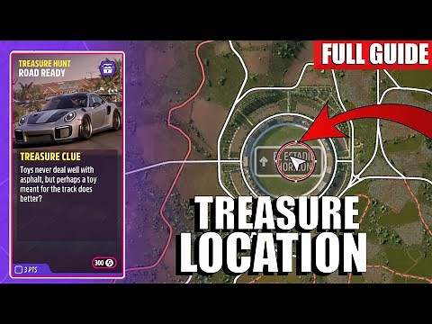 Forza Horizon 5 TREASURE HUNT ROAD READY - Chest Location (Winter Season)