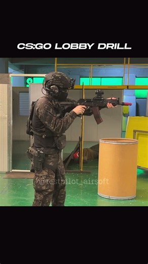 CS:GO Lobby Drill #airsoft #gbb #asmr