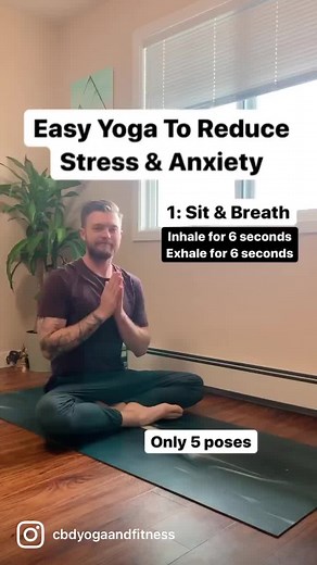 Easy Yoga To Reduce Stress And Anxiety? #yogaforstress #yogaforanxiety #stressrelief #anxietyrelief #anxiety #mentalhealth #mentalhealthmatters #yogapose #yogaposes #yogaforbeginners #beginneryoga #yogavideo #yoga #yogaposesforbeginners #yogachallenge #yogacommunity