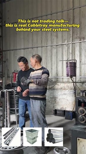 This is not trading talk-this is real cable tray manufacturing behind your steel system. #unistrut