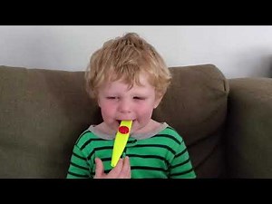 Kazoo Fun! Harrison plays the Kazoo! Toddler Kid Kazoo