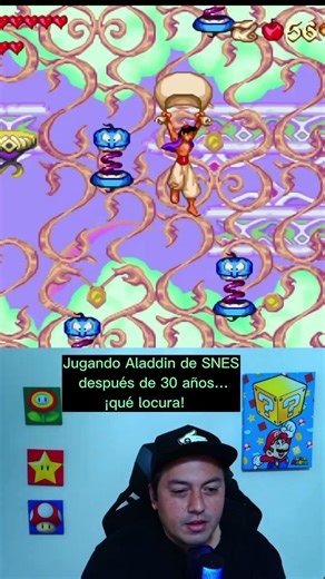 Playing Aladdin on SNES after 30 years… how crazy! 🔥 #aladin #supernintendo #retrogaming