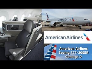 American Airlines Cabin Tour Boeing 777-200ER Concept D
