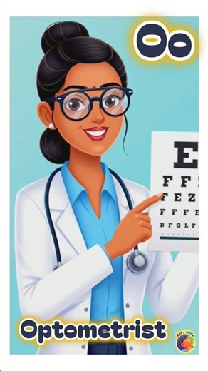 O is for optometrist ||occupation alphabet song #alphabet