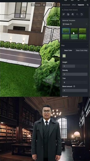 Create Realistic Grass Effect In D5 Render #render #rendering #d5render