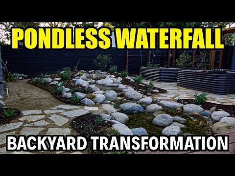 How We Built a Pondless Waterfall in Santa Ana | Flow Landscape Backyard Makeover