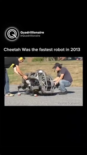Quadrillionaire | Built by Boston Dynamics under DARPA’s M3 program, WildCat is a powerful four-legged robot engineered for real-world outdoor movement.... | Instagram