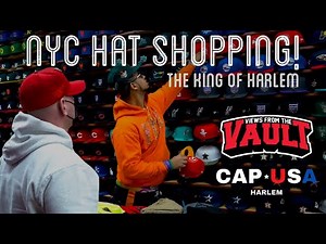 MORE NYC HAT SHOPPING! Cap USA Harlem always brings the New Era fitted hat heat!
