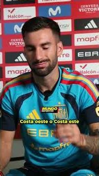 ⏰😁 Quick fire test with Álex Baena #soccer #worldcup