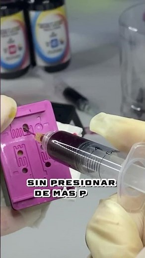 How to refill an HP color ink cartridge without damaging it