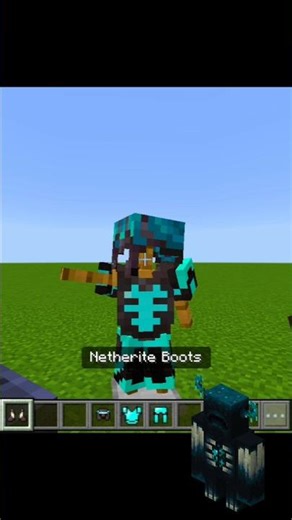 Turning Warden into Minecraft Armor! 🤫✨