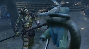 Monster with human head, snake body appears! Everyone attacked it together, but couldn't hurt it! 人首蛇身怪现身！众人一起攻击竟然伤不了它！ Drama Name: Sword and Fairy 又见逍遥 #cdrama #drama #WeTV #fyp #drama #fantasy #magic #kiss #SwordandFairy #又见逍遥 #何与 #杨雨潼 #中国电视剧 | Drama Club