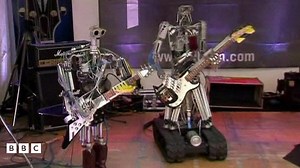 Rocking robots form heavy metal band in Germany