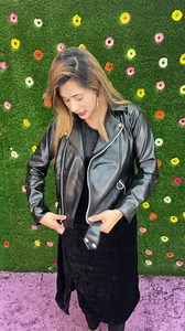 Winter hit collection 🥶 Black Leather jacket 🔥🔥 Fire jacket 🔥🔥 | Nice Dresses