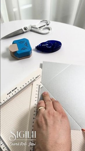 How to make an envelope and apply a wax seal