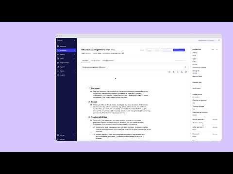 Document management software by Qualio