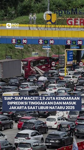 INDOZONE - #KAMUHARUSTAU on Instagram: "Menjelang libur Natal dan Tahun Baru (Nataru) 2025, pergerakan kendaraan dari dan menuju Jakarta diperkirakan melonjak signifikan. Korlantas Polri menyebut angka kendaraan yang keluar dari Jakarta bisa menembus 2,9 juta unit dan arus masuk ke Jakarta mencapai sekitar 2,8 juta kendaraan selama periode Natal dan Tahun Baru 2025.⁠ ⁠ Dirgakkum Korlantas Polri Brigjen Pol Faizal menyebut proyeksi pergerakan kendaraan menjadi salah satu perhatian utama. “Ada beb