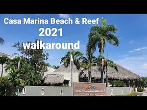 Hotel Casa Marina Beach & Reef 2021 walk around Sosua Dominican Republic [PL]