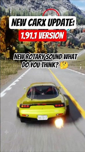CarX Street New Update! (1.19.1) Full video coming soon! #carxstreet #carxstreetmobile #rx7 #rotary
