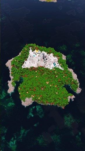 I Found a Minecraft Mountain Island Seed!