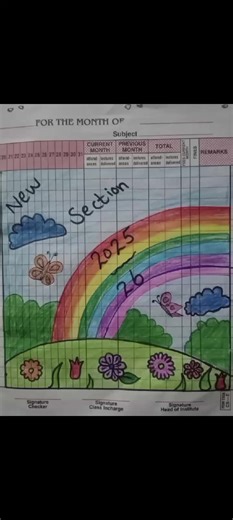 Effortless Student Attendance Register Drawing Tutorial