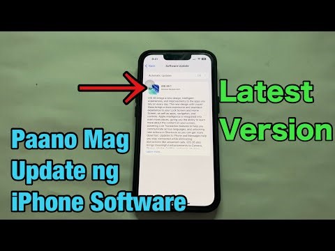 Paano Mag Update ng iPhone Software | Latest Version ng IOS