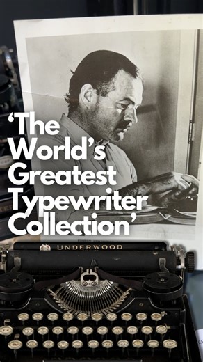 It's ‘The World’s Greatest Typewriter Collection’ Steve Soboroff’s legendary assemblage features 33 typewriters from Ernest Hemingway, Hugh Hefner, Shirley Temple, Tom Hanks, the man called Unabomber, and more. The rest of the historic collection resides at the Smithsonian 🏛 https://heritageauctions.co/Typewriter-SoboroffCollection | Heritage Auctions