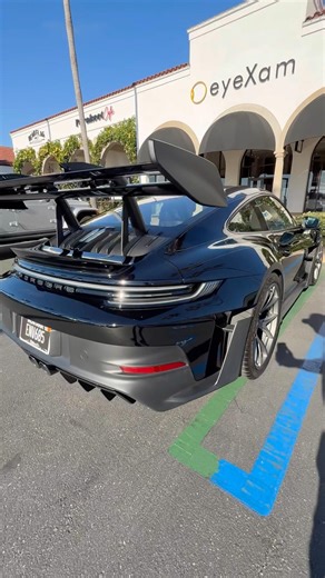 Blacked Out Porsche GT3 RS Track-Ready Supercar #cars #porsche911 #porsche #cartok #goals #luxurycar