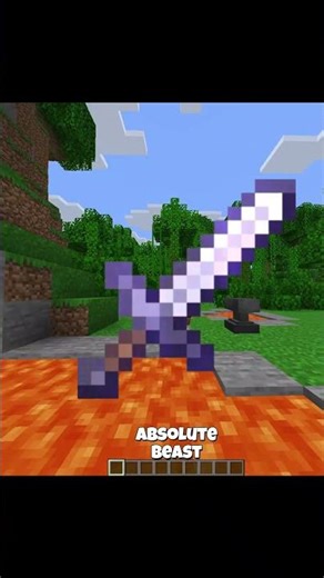 Turning an Iron Sword into a GOD-TIER WEAPON! 🤯| #youtube # minecraft #shortfeeds