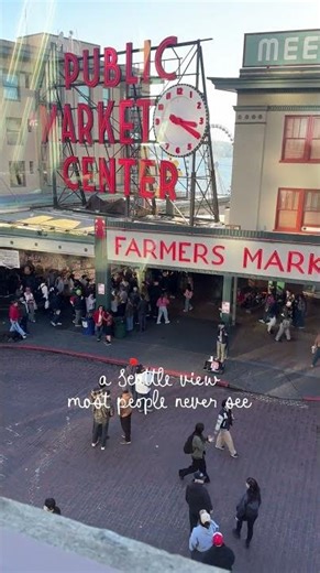 A Pike Place View Most People Never See #seattle #pikeplace #views