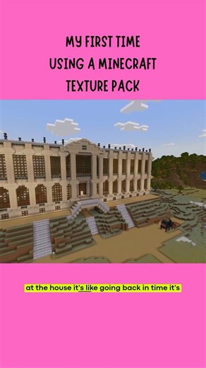 First time using a Minecraft Texture pack!!