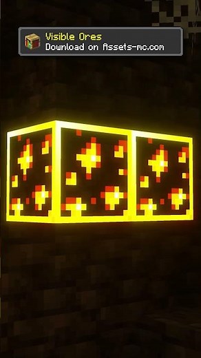 🥇 Visible Ores Texture Pack 1.21.9/1.21.8