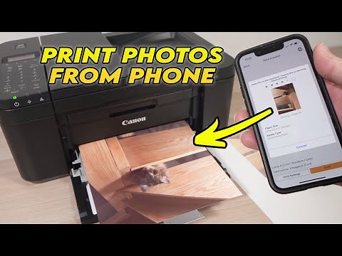 Canon PIXMA TR4720: How to Print Pictures from iPhone & Android Phones
