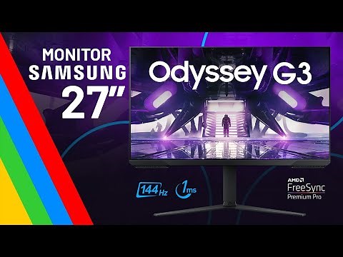 Monitor Gamer Samsung Odyssey G3 Plano 24-27 Pulgadas