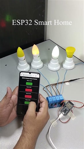esp32 smart home #esp32 #iot #iotprojects #auto #experiment #arduino #project