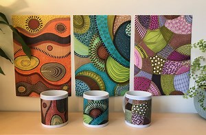 Beginners Colour, Contrast & Pattern, Part 2; Learn how to add printed & hand drawn patterns.