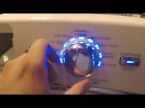 Whirlpool Duet Front Loading Washer WFW94HEX Activating Service Diagnostic Mode