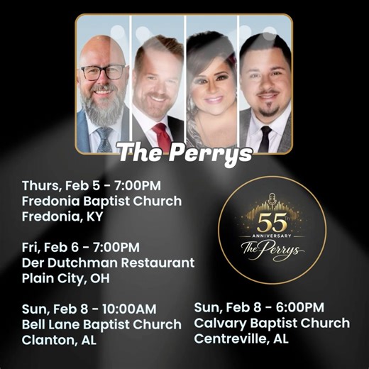THIS WEEK! Kentucky, Ohio and Alabama! | The Perrys