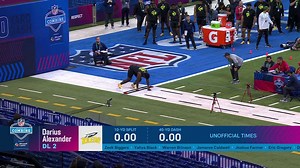 Toledo Defensive Tackle Darius Alexander Runs Official 4.95-Second 40-Yard Dash At 2025 NFL Combine
