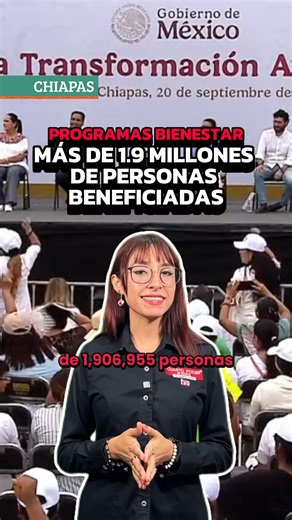 1.2K views | Invirtiendo más de 45 mil millones de pesos, en Chiapas casi dos millones de personas en la entidad son beneficiadas con los programas del Bienestar que implementa el gobierno federal #NoticiaAlMomento #CuartoPoderMX #TuDiarioVivir #Mundo #México #Chiapas | Cuarto Poder Mx | Facebook