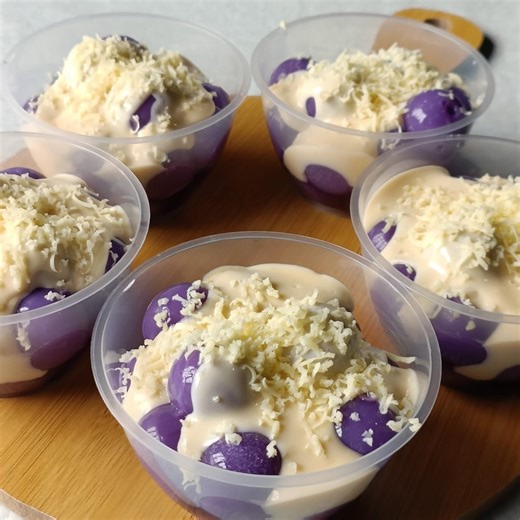 19K views · 2K reactions | Ube pudding balls | Yummy And Sweets | Facebook