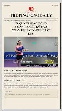 Bí Quyết Giao Bóng Ngắn & Xoáy: Tuyệt Kỹ Cổ Tay Trong Bóng Bàn 🏓 #Shorts