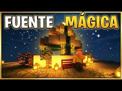 Construí una fuente mágica en Minecraft y quedó INCREÍBLE ✨