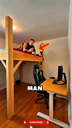 The Man Who Hasn’t Touched the Floor in 10 Years 🤯😳 | #FloorIsLava #ViralChallenge #InternetViral