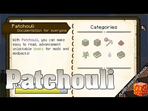 Patchouli Mod 1.16.5/1.15.2/1.12.2 (Documentation for Everyone) for Minecraft PC