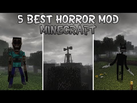 5 BEST HORROR MOD/ADDON FOR MINECRAFT BE/PE 1.26+ || DOWNLOAD !!!