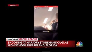 WATCH: Video shows inside Florida high school classroom as the shooting unfolded. nbcnews.to/2EsYjs3 | NBC News